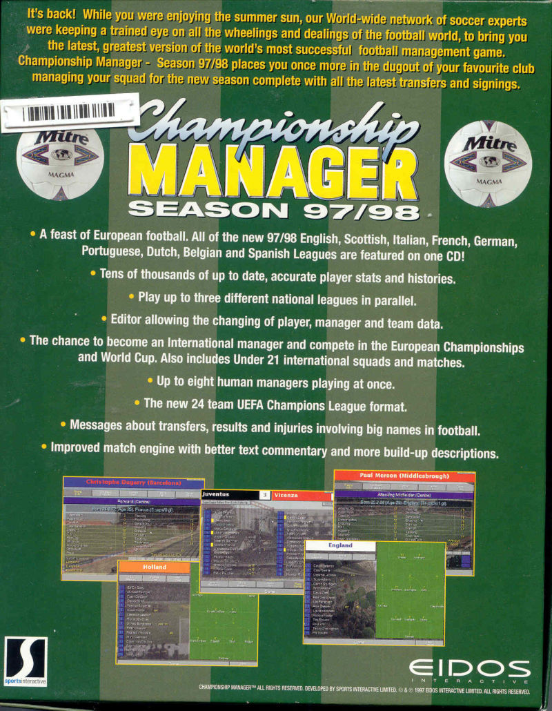 championship manager 97 98